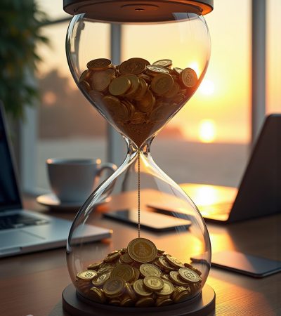finace hour glass